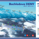 Mapa - lyžiarske stredisko DENY